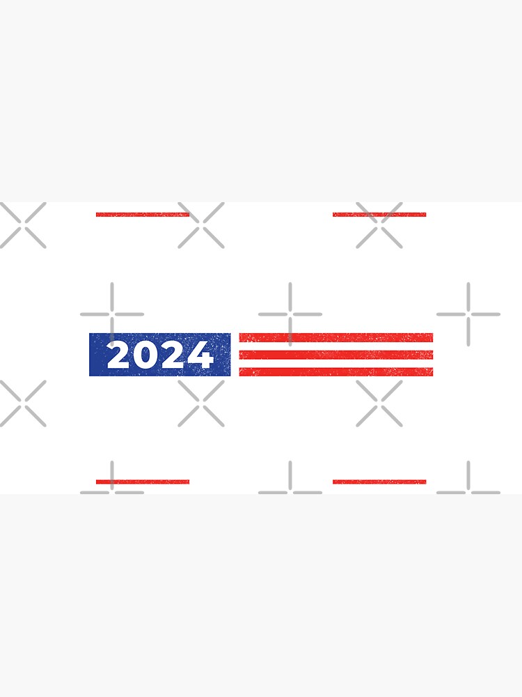 Discover Biden Harris 2024 President American Flag Joe Biden Kamala Harris 2024 Baseball Cap