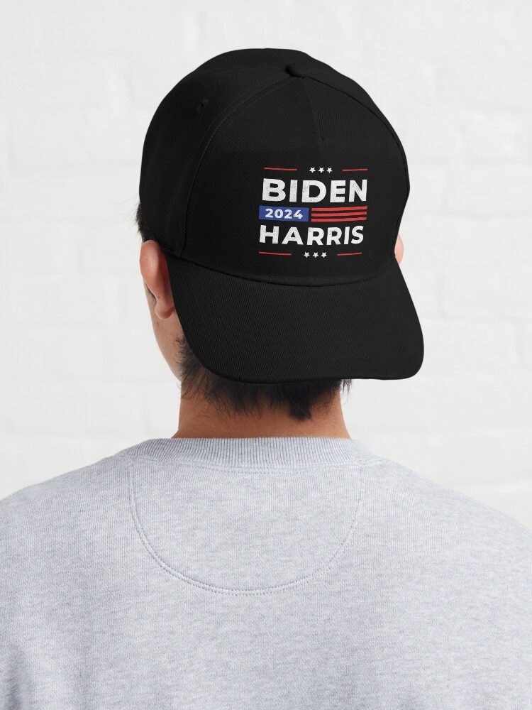 Discover Biden Harris 2024 President American Flag Joe Biden Kamala Harris 2024 Baseball Cap