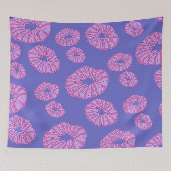 Item preview, Trippy abstract purple and pink cells designed and sold by Thegentleshop.