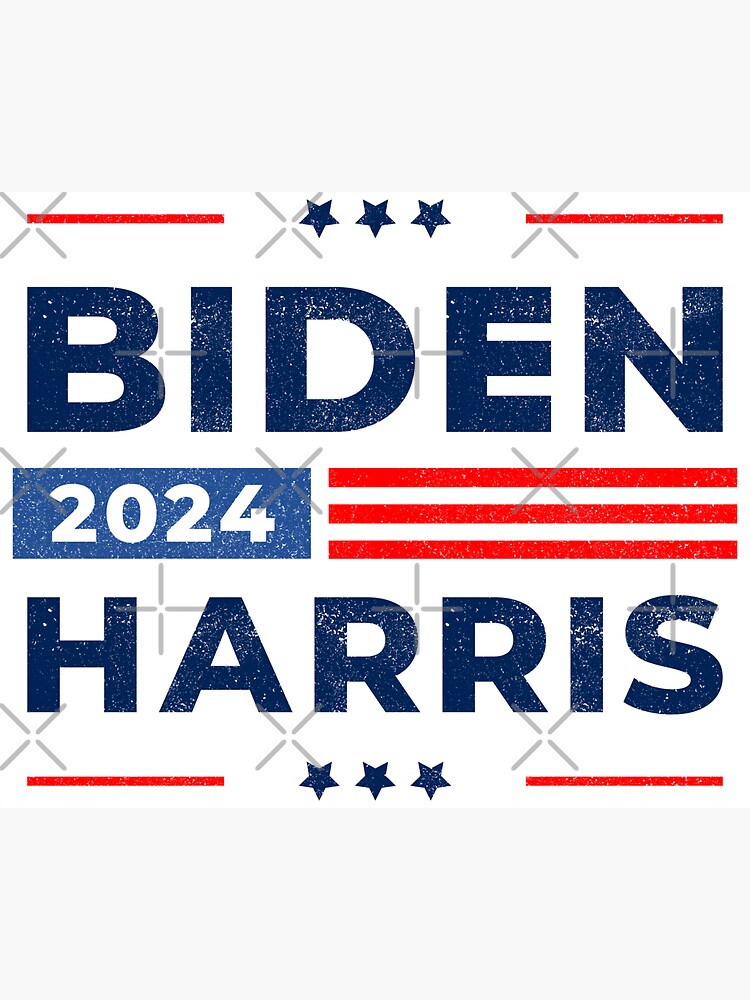 "Biden Harris 2024 President USA Flag Joe Biden Kamala Harris 2024