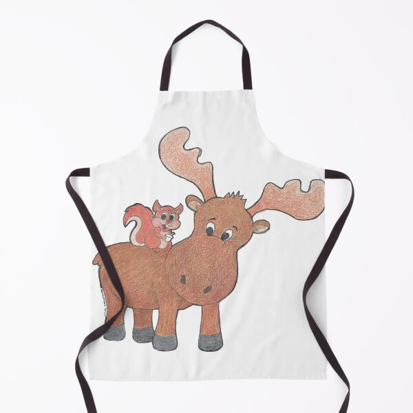 Item preview, Moose and Squirrel designed and sold by ReneeDixonArt.
