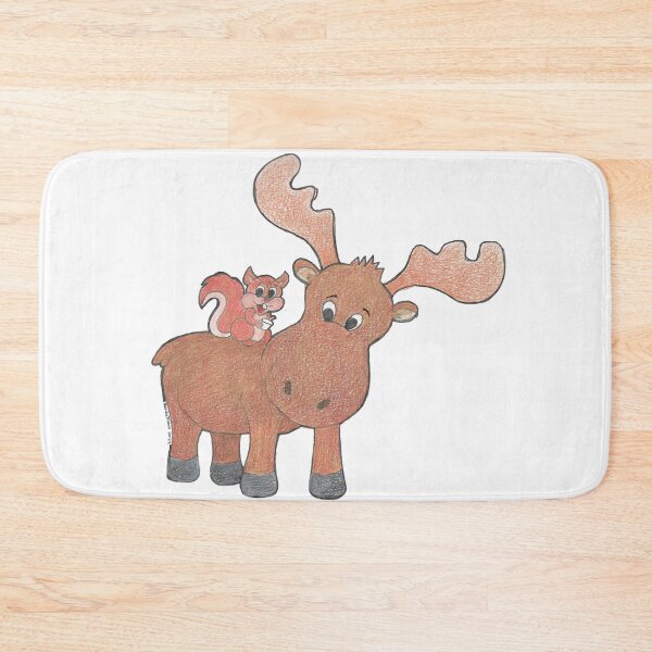 Item preview, Moose and Squirrel  designed and sold by ReneeDixonArt.