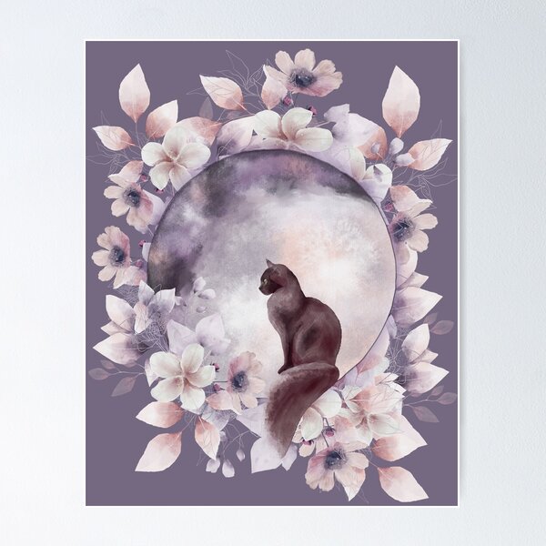 Item preview, Moon Cat Purple designed and sold by allthumbs.