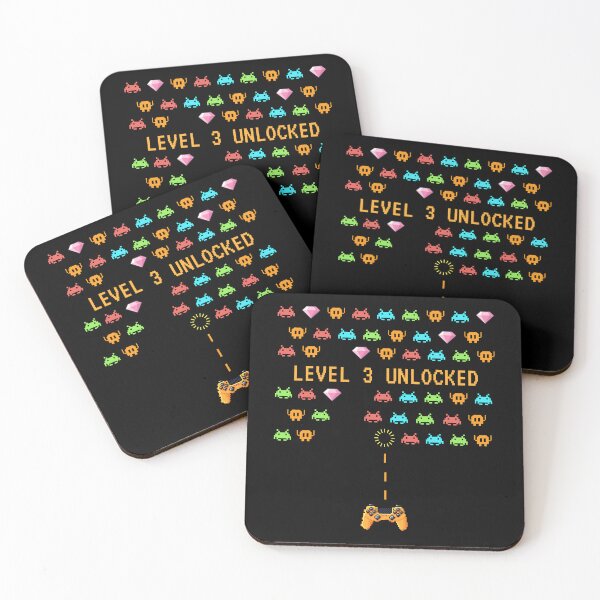 Item preview, Level 3 Unlocked - Video Gamer celebrates 3rd Birthday designed and sold by Rhu Creations.