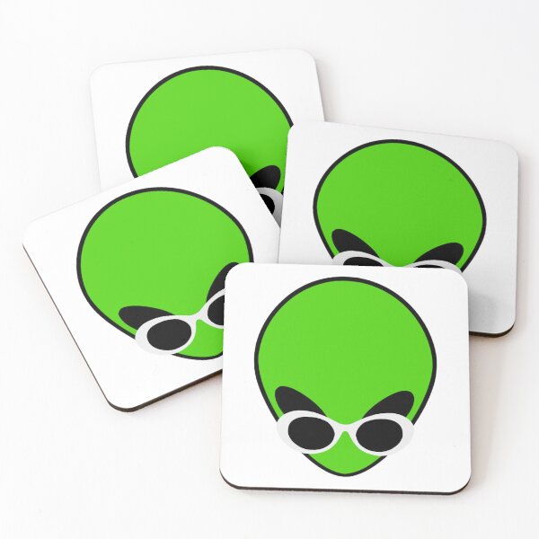 Item preview, Alien with Kurt Cobain glasses designed and sold by coguestore.