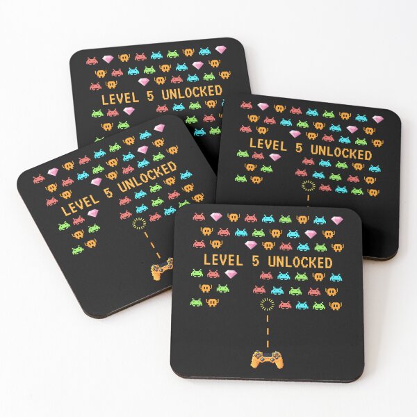 Item preview, Level 5 Unlocked - Video Gamer celebrates 5th Birthday designed and sold by Rhu Creations.
