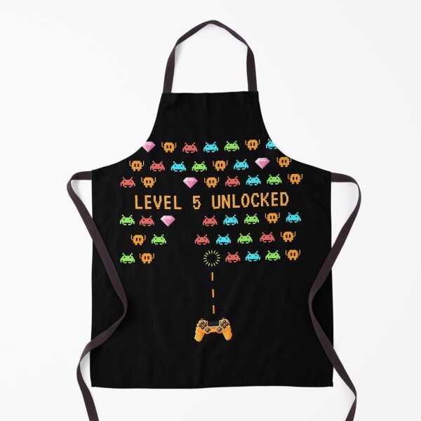 Item preview, Level 5 Unlocked - Video Gamer celebrates 5th Birthday designed and sold by Rhu Creations.