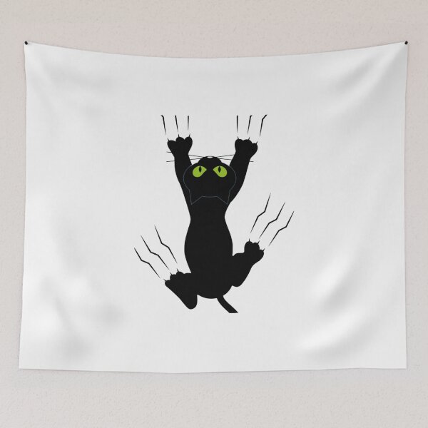 Item preview, Black Cat Holding On designed and sold by Magossa.