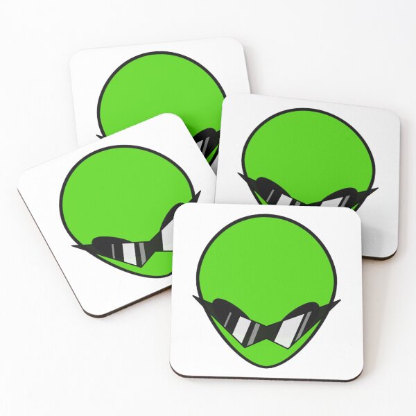 Item preview, Alien with Squirtle Squad glasses designed and sold by coguestore.