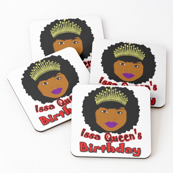 Item preview, Afro Woman Issa Queen&x27;s Brithday designed and sold by AlbinHartwig.