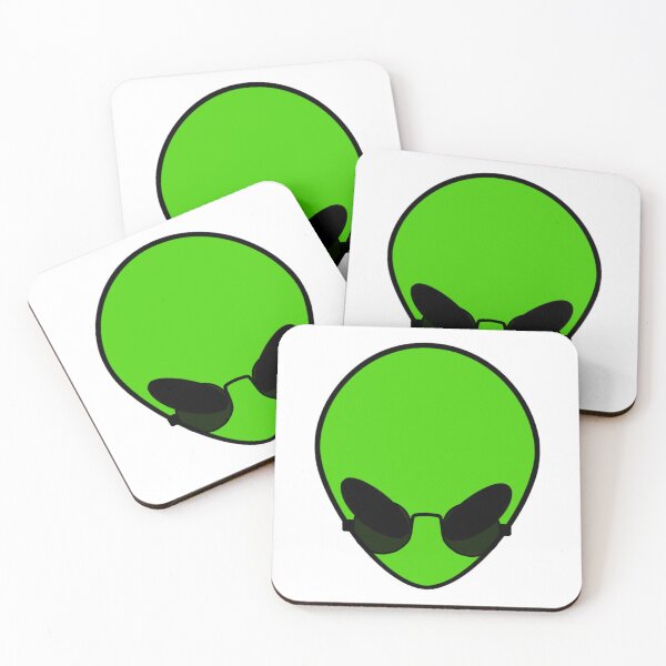 Item preview, Alien with round vintage glasses designed and sold by coguestore.