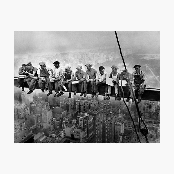 Item preview, Lunch Atop A Skyscraper - Charles Clyde Ebbets 1932 designed and sold by warishellstore.
