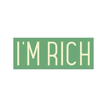 Artwork thumbnail, I´M RICH by CreativeShirts2