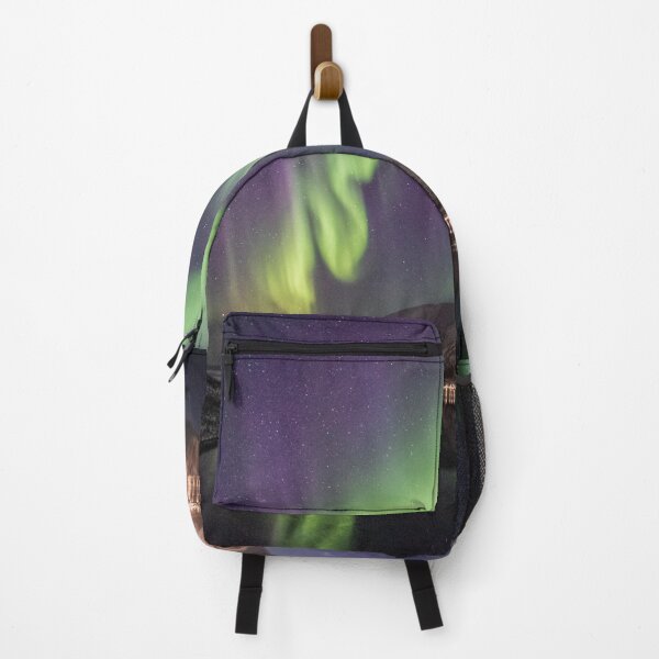 Item preview, Mountain Beside Body of water with aurora borealis Pic designed and sold by oemeo.