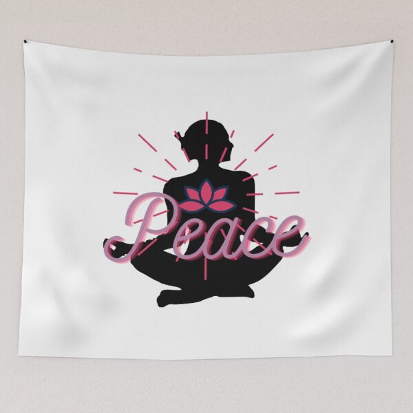 Item preview, Yoga and peace designed and sold by Emplan.
