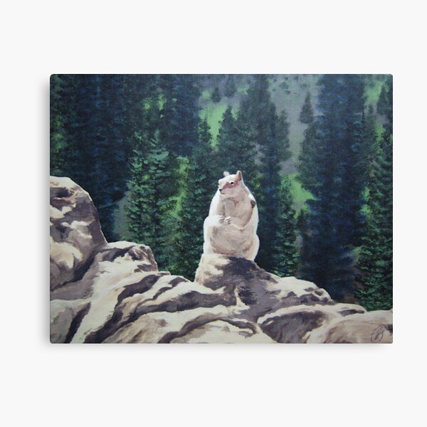 Chipmunk Lord of the Forest Canvas Print