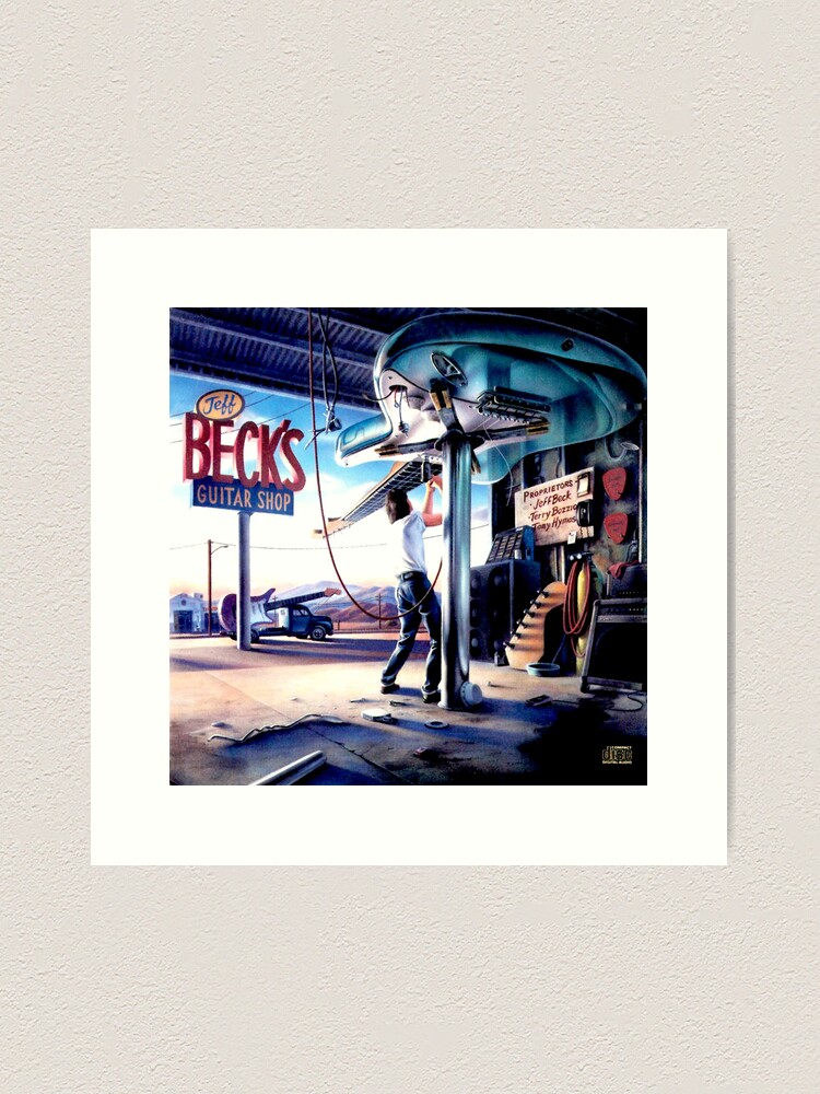 Jeff beck 特大パネル【60×85】 壁掛けパネル ギタリスト（Rock