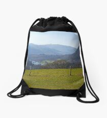 Views down to Rydal Water Drawstring Bag
