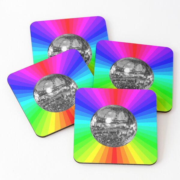 Item preview, Disco Ball Rainbow Funky Prism Party designed and sold by Deborah Camp.