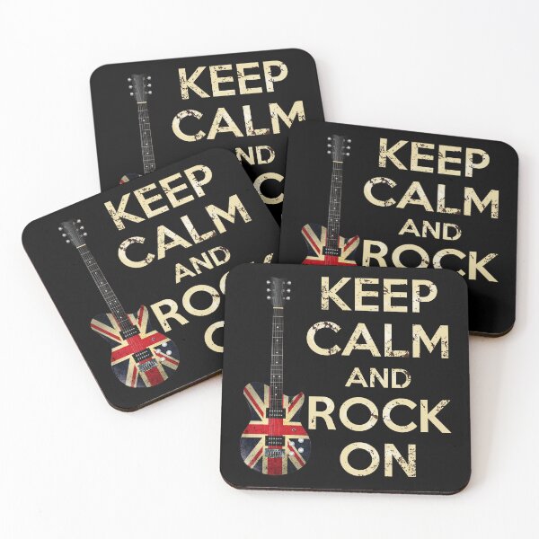 Item preview, Keep Calm and Rock On - Union Jack Guitar designed and sold by bloody-L.