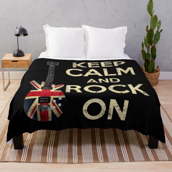 Item preview, Keep Calm and Rock On - Union Jack Guitar designed and sold by bloody-L.