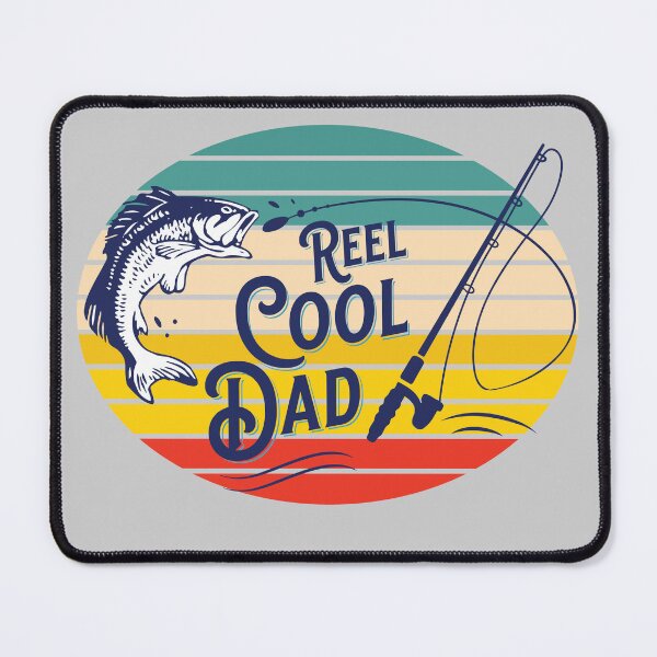 Item preview, Reel Cool Dad - Fishing Father - Vintage Sunset designed and sold by Rhu Creations.