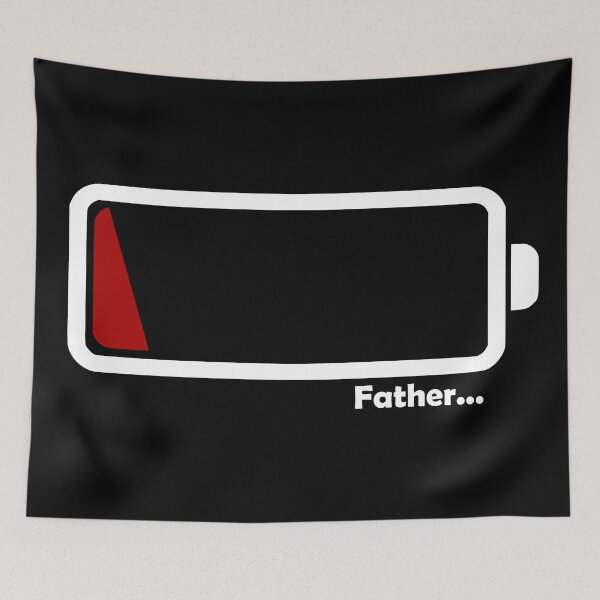 Item preview, Father with empty battery (on black) designed and sold by Groenendijk.