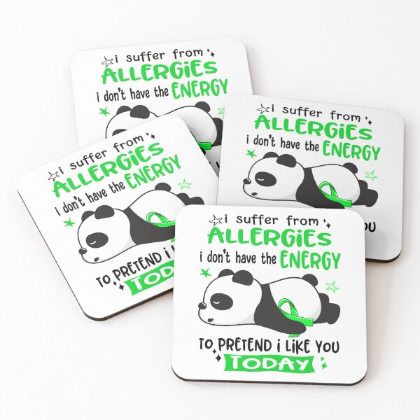Item preview, Allergies Awareness - I suffer from Allergies i do not have the ENERGY to pretend i like you TODAY designed and sold by Hilten.