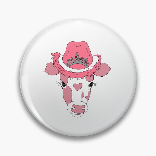 Item preview, pink cow designed and sold by paperthinclouds.