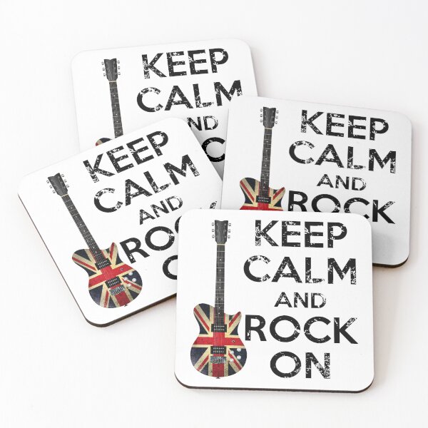 Item preview, Keep Calm and Rock On - Union Jack Guitar designed and sold by bloody-L.