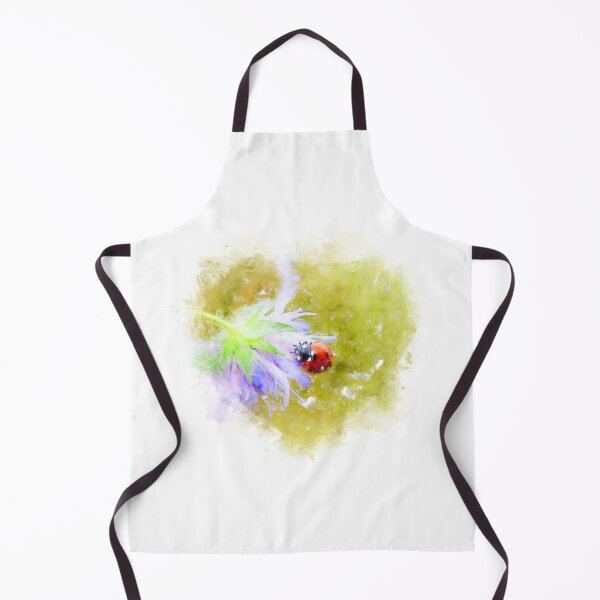 Item preview, Ladybug on Flower Watercolor designed and sold by DesignsofWhimsy.
