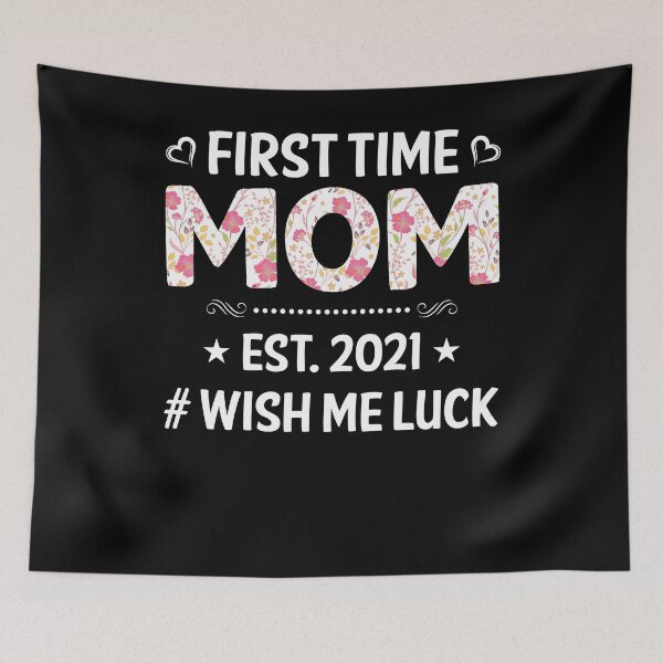 Item preview, First time mom est.2022 #wish me luck designed and sold by GreenFarm2022.