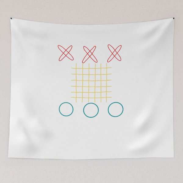 Item preview, XO game classic black and white design designed and sold by weirdandstrange.