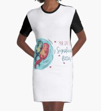 Bedeutender Otter T-Shirt Kleid