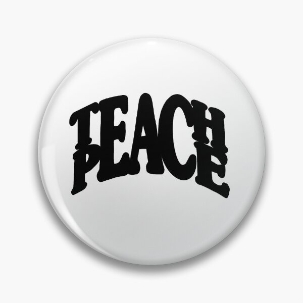 Item preview, teach peace designed and sold by paperthinclouds.