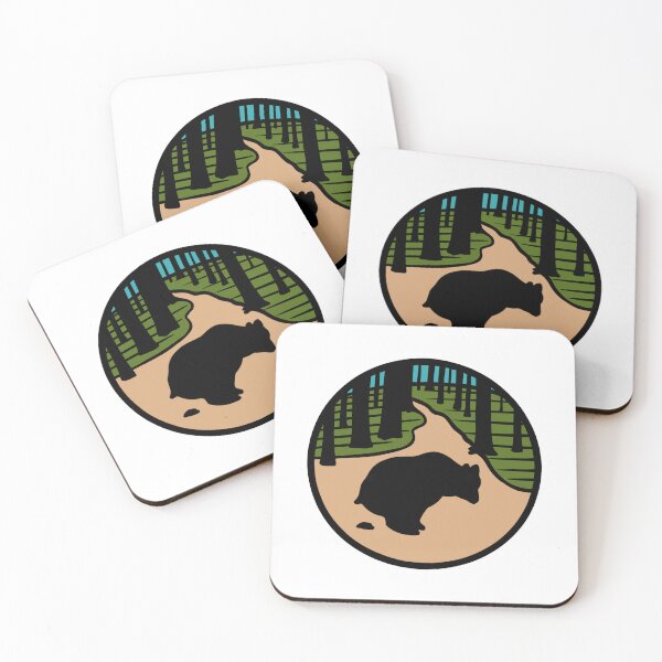 Item preview, Does a bear poop in the woods bear pooping on a nature trail designed and sold by mellowgraphics.