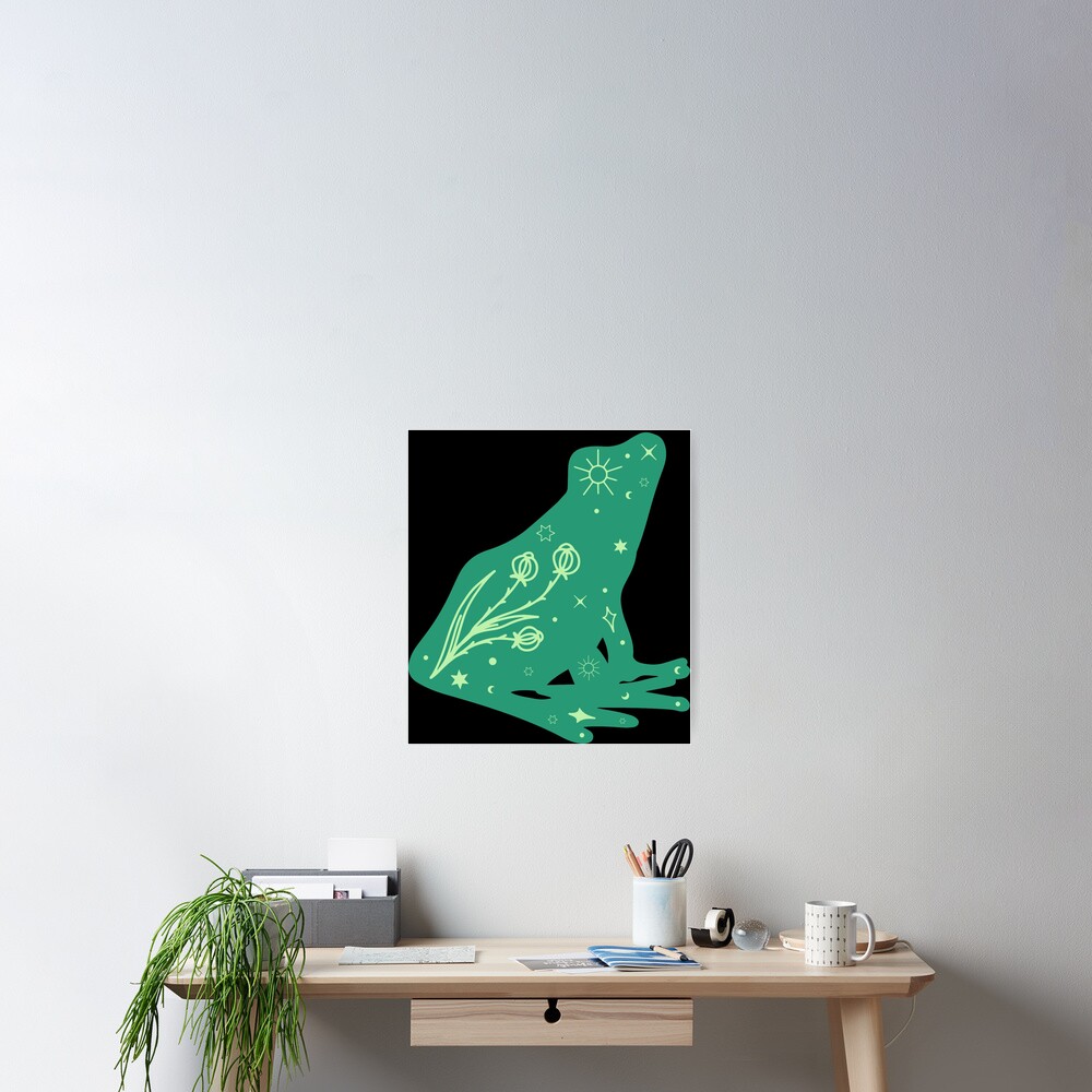"Celestial Frog, galaxy frogs, astronomical frog" Poster for Sale by