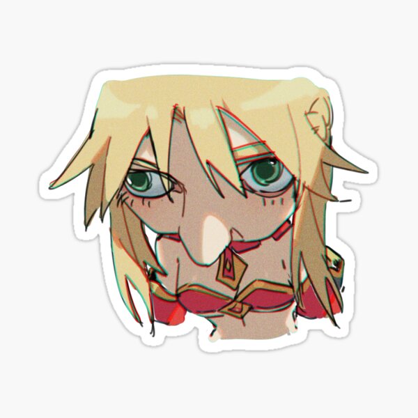 mordred fgo going insane Sticker
