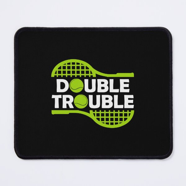 Item preview, Double Trouble-Tennis team gifts designed and sold by BRtisticDesigns.