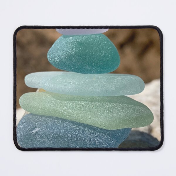 Item preview, seaglass stack  designed and sold by Jums-Med.