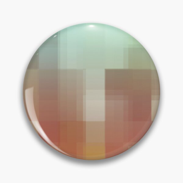 Item preview, geometric pixel square pattern abstract background in orange brown blue designed and sold by Mrvell.