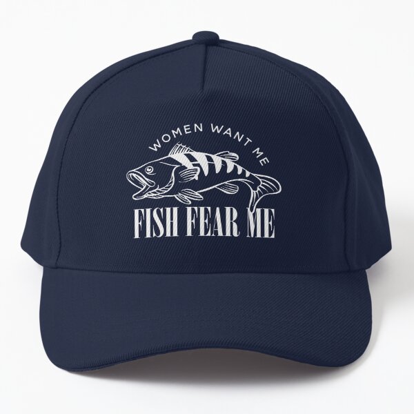 Men Love Me Fish Fear Me Fisher Bass Fishing' Beanie