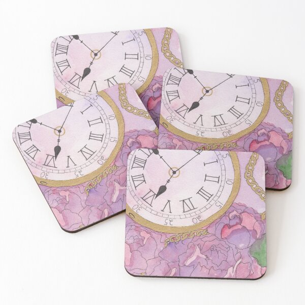 Item preview, Pocketwatch & Peony designed and sold by natandthearts.