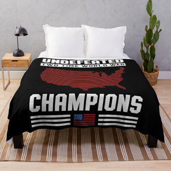 Item preview, 4th Of July Shirt Undefeated 2 Time World War Champs T-Shirt designed and sold by gladttkeal.