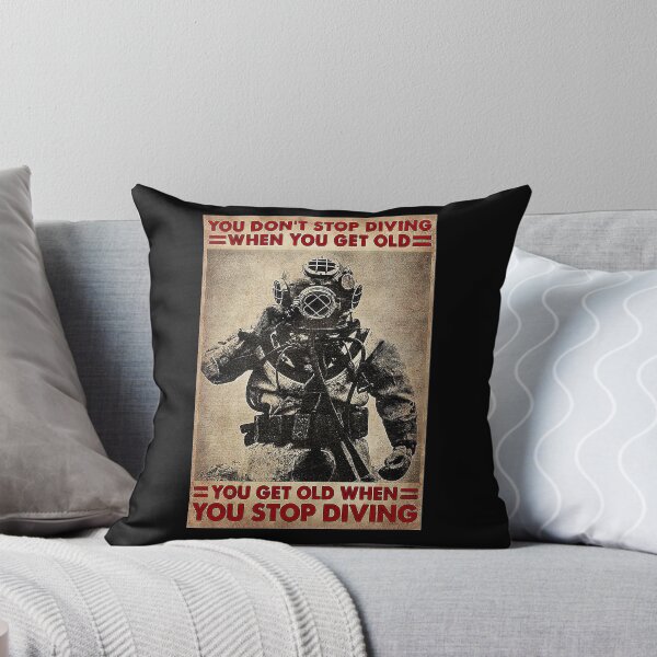 Item preview, Scuba Diver You Don't Stop Diving When You Get Old designed and sold by Terrifish90.
