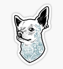 Tattooed Chihuahua Sticker