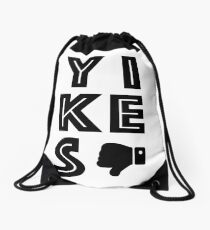 Yikes Bold Drawstring Bag