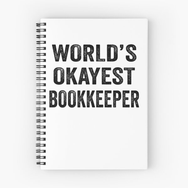 Item preview, World's okayest Bookkeeper Shirt, Funny Bookkeeper Dad Husband Womens Boyfriend Birthday Christmas Gift idea designed and sold by xlnv.