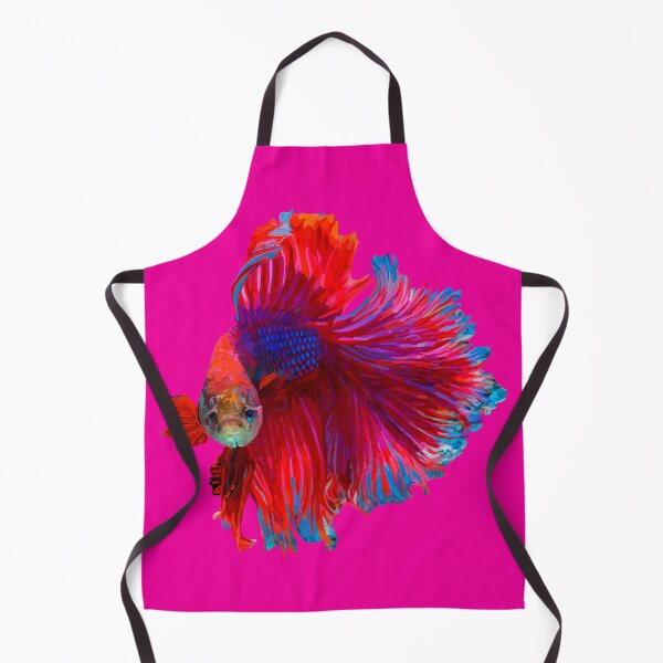 Item preview, SIAMESE FIGHTING FISH Pink Background designed and sold by janeynic.
