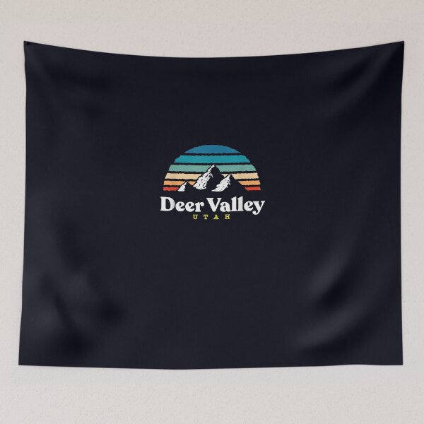 Item preview, Deer Valley Utah USA Ski Resort 1980s Retro designed and sold by DeannaMarks.